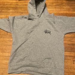 Size Large Grey Stussy Hoodie