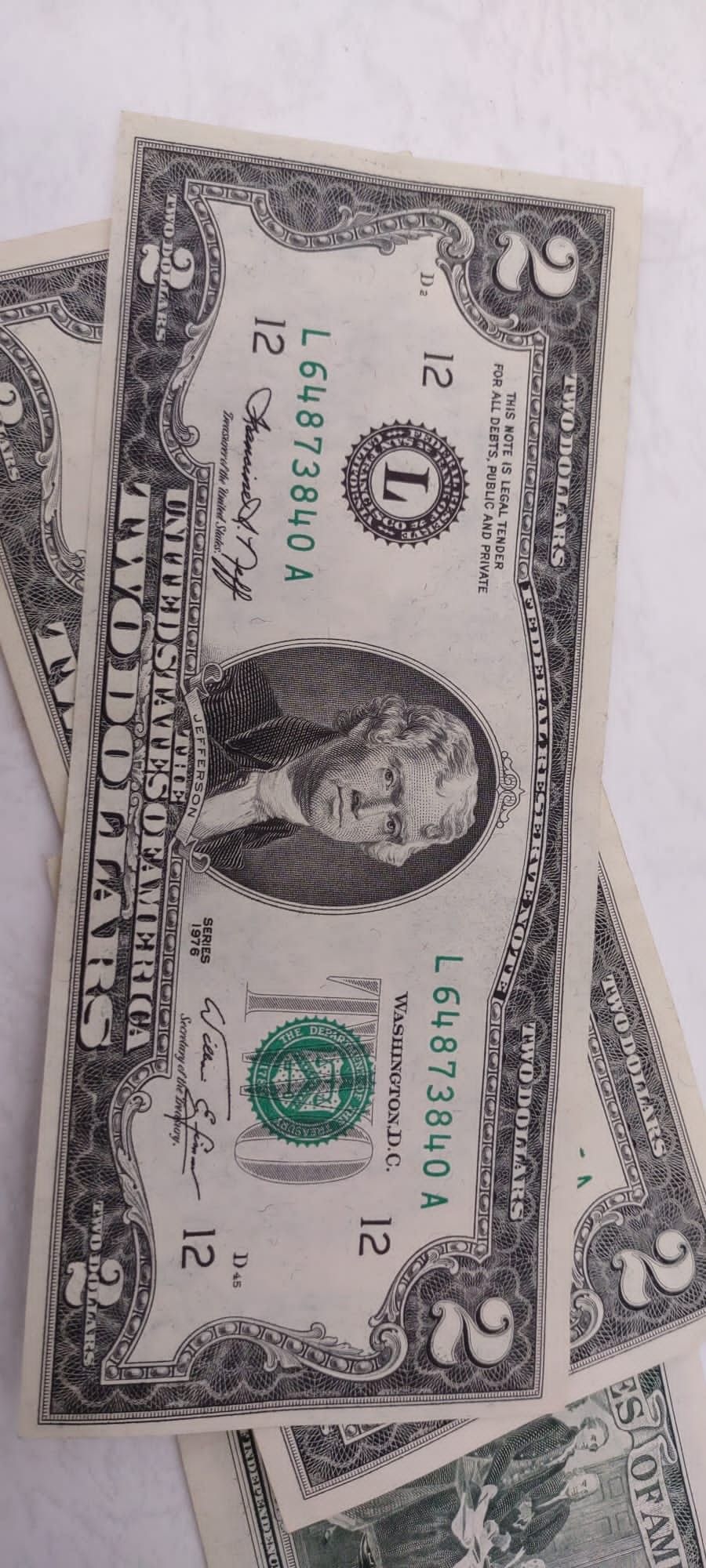 $2 Bills 1976