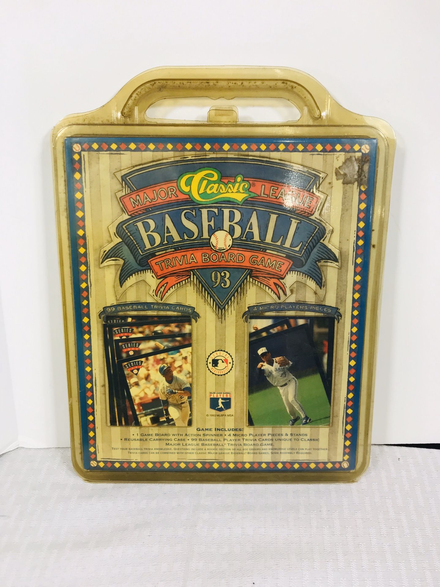 Vintage 1993 Classic Baseball Trivia Board Game