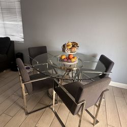 Glass Dining Set