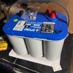 OPTIMA BLUE TOP MARINE DUAL PURPOSE BATTERY 