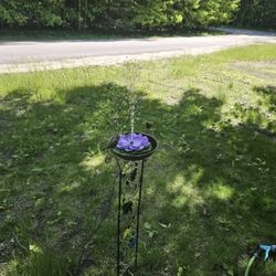 1 Set 1.2W Mini Lotus Solar Fountain