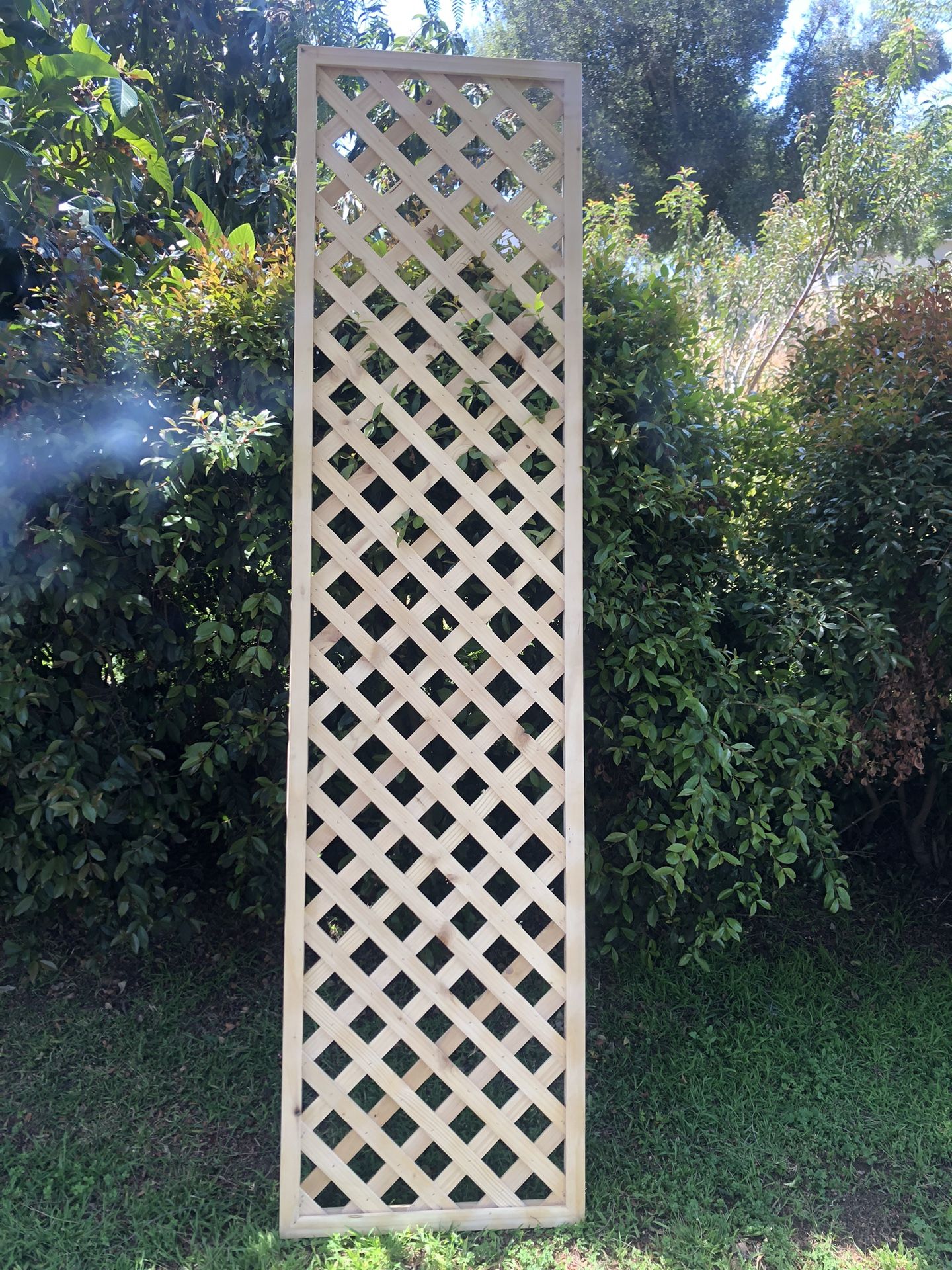 Fence Topper, Lattice Panel With Frame ,I Do Custom Orders