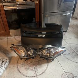 Front Bumper And Headlights 