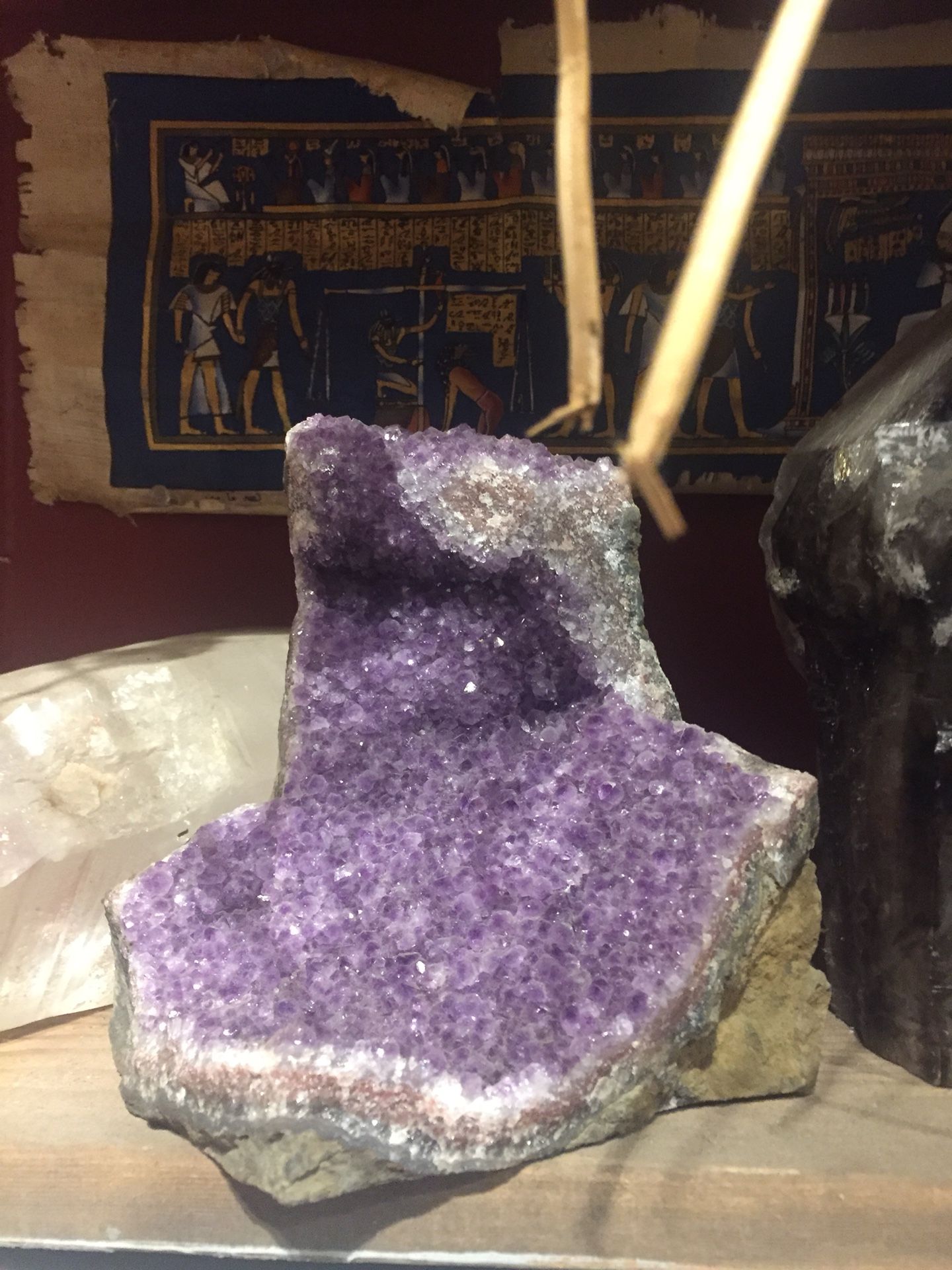 Amethyst crystals