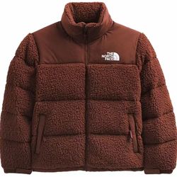 Men's The North Face High Pile Sherpa Nuptse 600 Down Puffer Jacket New