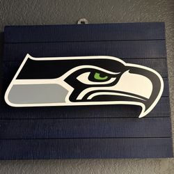 Seahawks 3D Wooden Wall Art