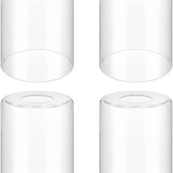 Clear glass lamp shade replayments 4 pack