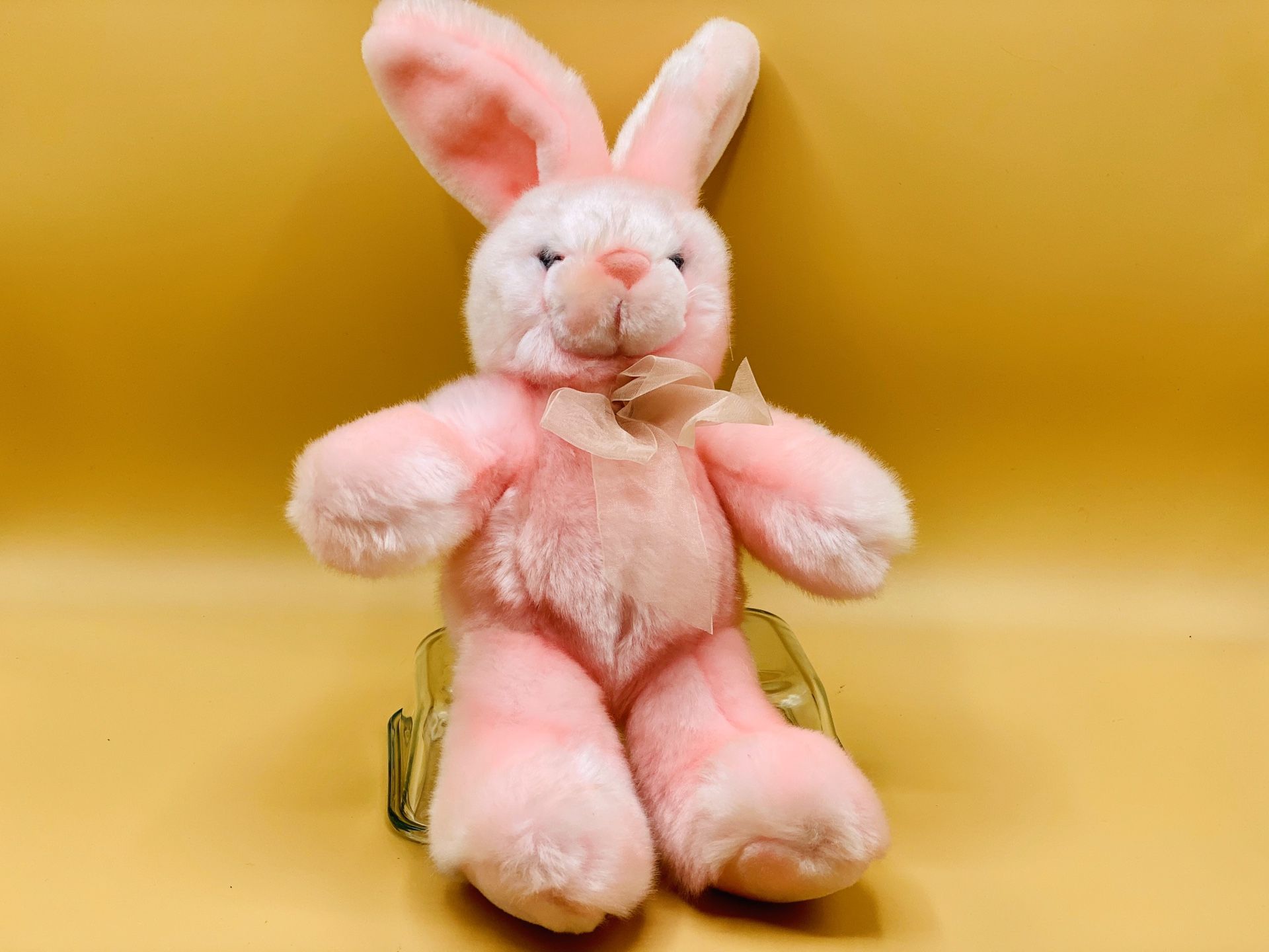 Pink Stuffed Animal Bunny
