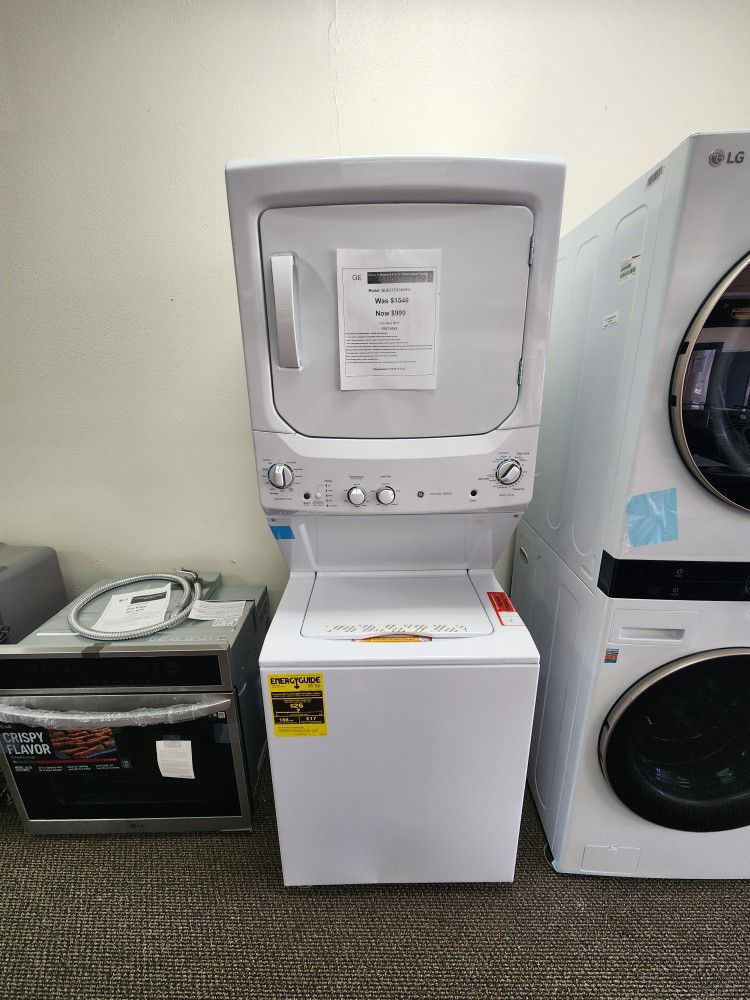 Ge 3.8 Cu.ft TOPLOAD WASHER 5.9 Cu.ft ELECTRIC Dryer With 1year  Manufacturer Warranty 