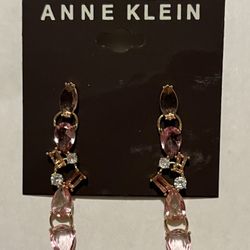 Anne Klein Linear Drop Earrings 