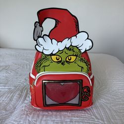 Grinch Christmas backpack