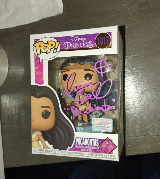 Pocahontas Signed Pop Funko