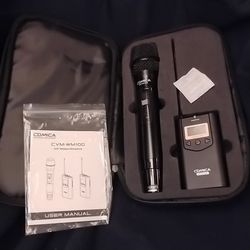 Wireless Handheld UHF Microphone New Comica CVM-WM100H 