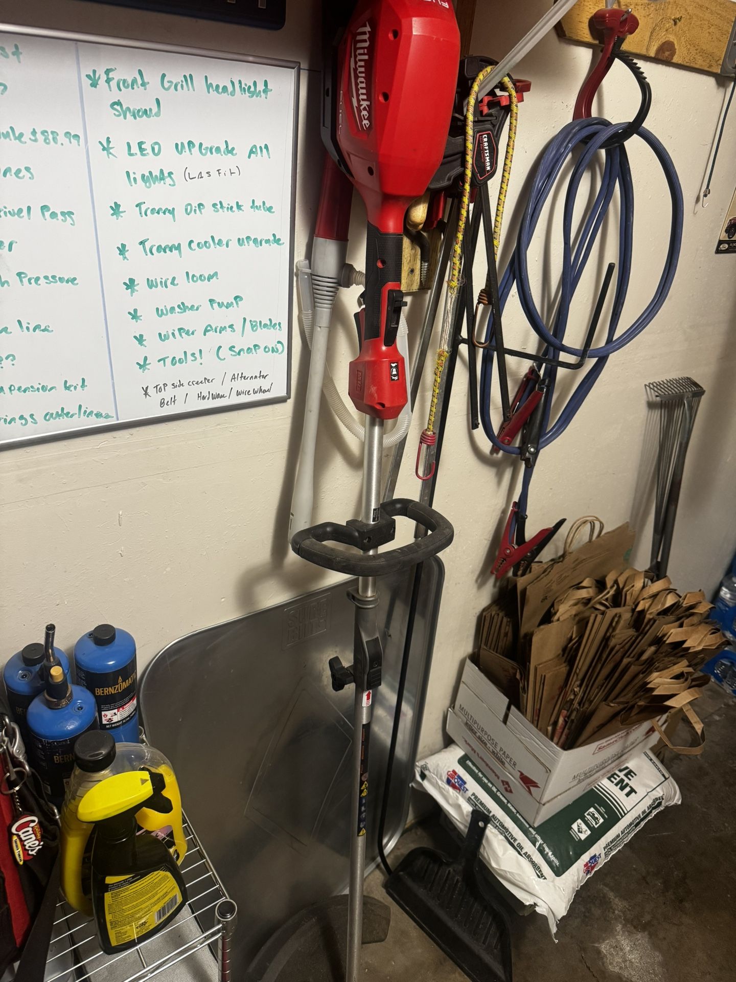 Milwaukee M-18 FUEL weed whacker