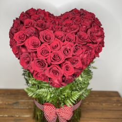 Heart Flower Arrangement 
