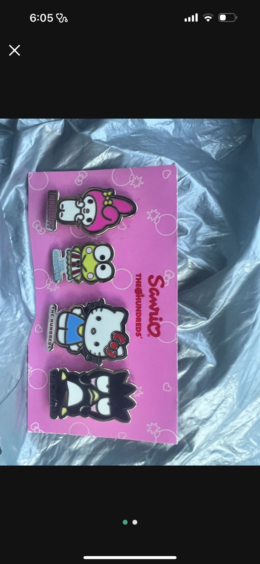 The Hundreds X Sanrio Pins