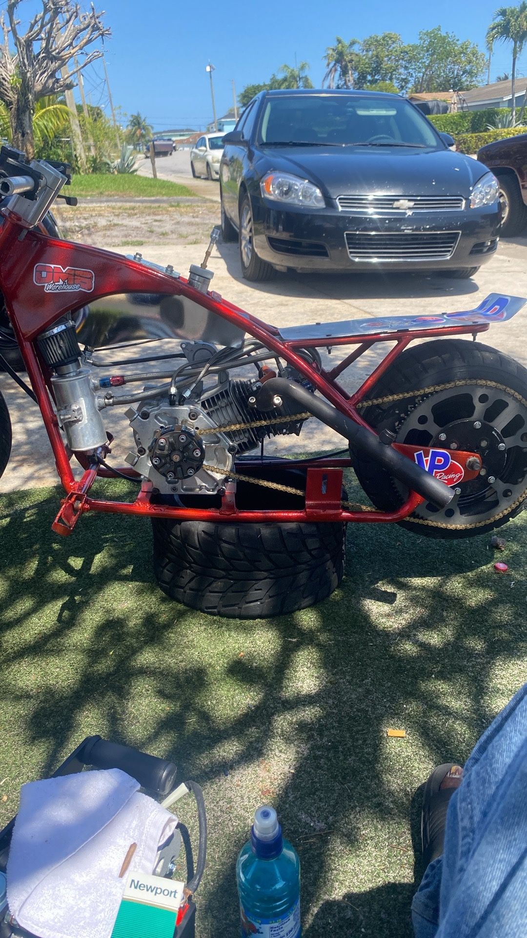 Fully Built Motovox stretch Drag Bike 