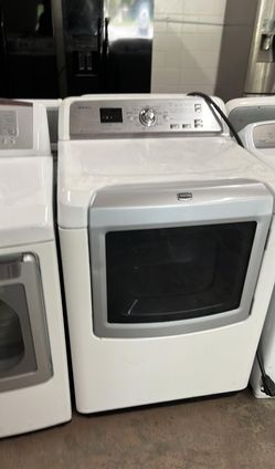 Maytag Bravos XL Electric Dryer – Large Capacity, White
