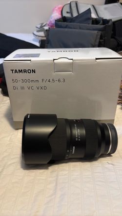 Tamron 50-300 camera lens - Sony E Mount