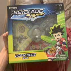 Beyblade Burst Pop N’ Race Game In Box Like New 