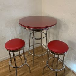 Barstool Table Set