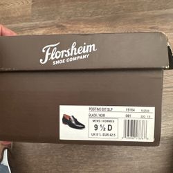 👞 Florsheim Postino Bit Slip Black Leather Loafers