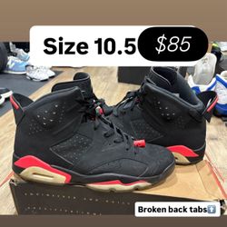 Jordan 6s Infrared Size 10.5 