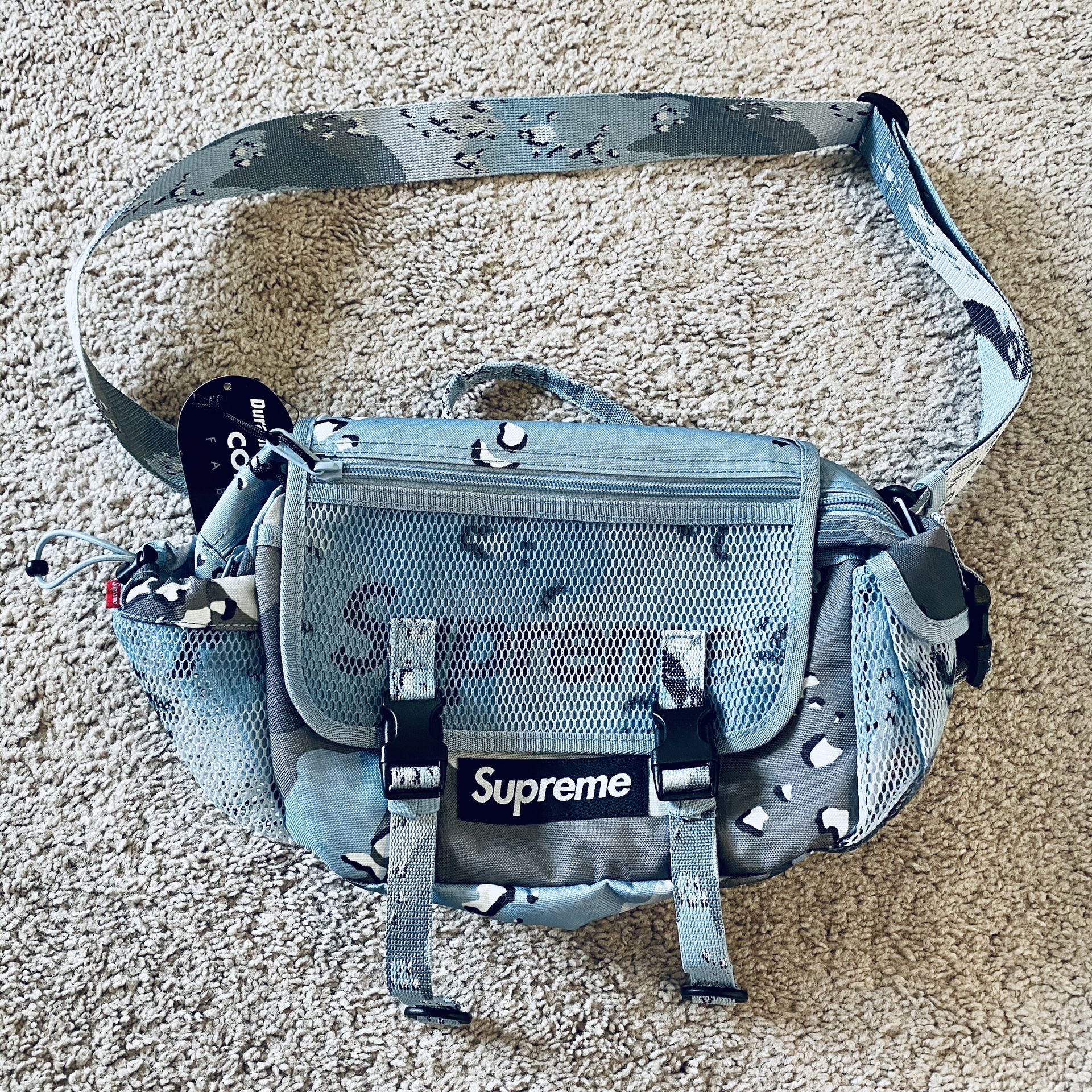 シュプリームSupreme 2020ss week1 Waist Bag blue camo - morahiking.com