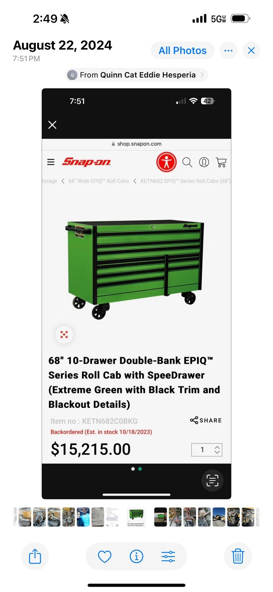 Snap On Tool Box