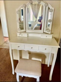 Antimony Vanity Mirror