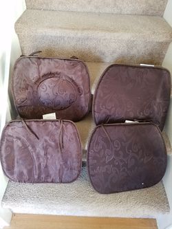 brown chair cushions