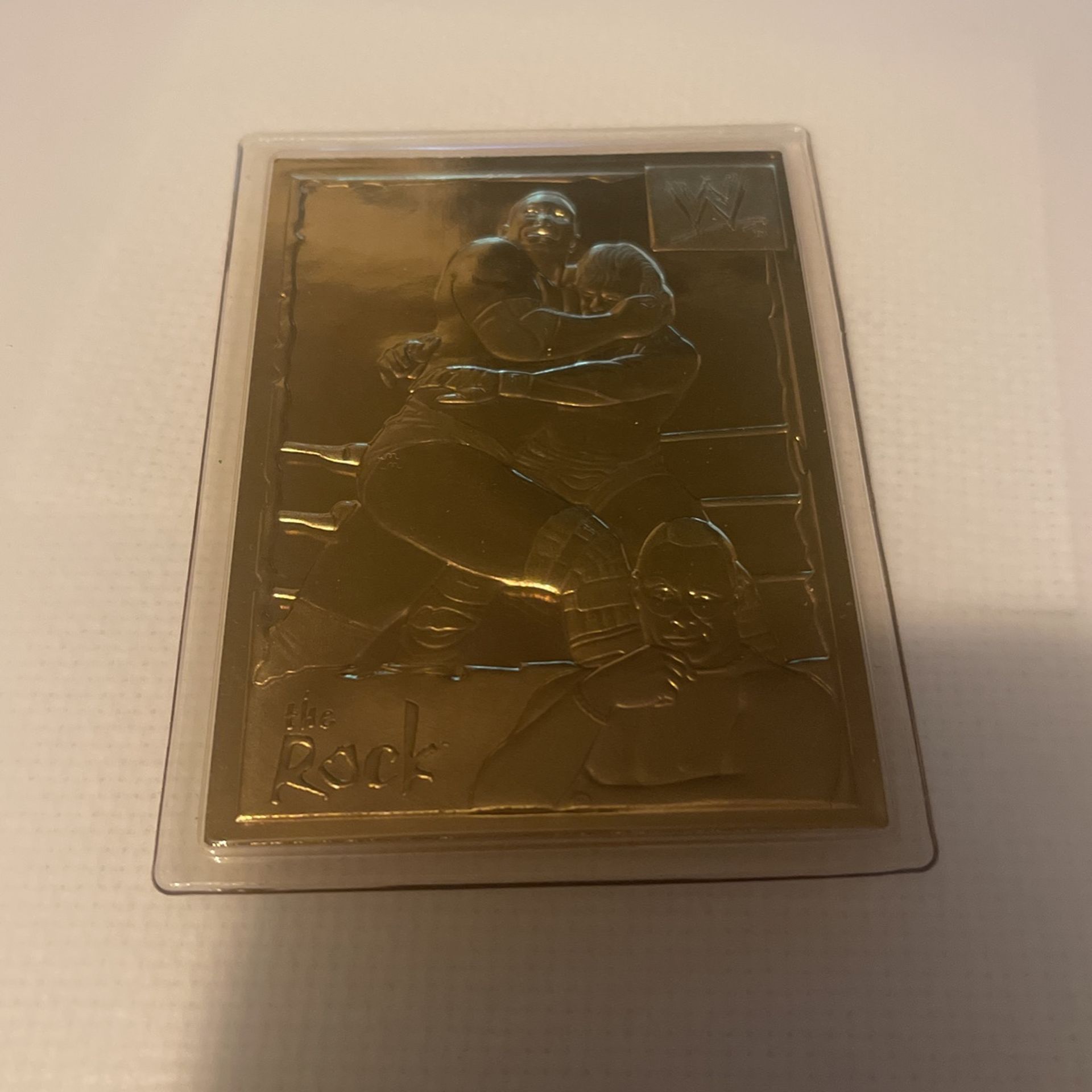 Wrestling The Rock Gold Card #4 $5.00 Off Sale