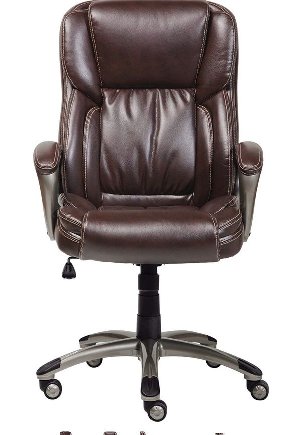Serta Works Executive Office Chair Bonded Leather Brown For Open In The Appcontinue To Mobile Website