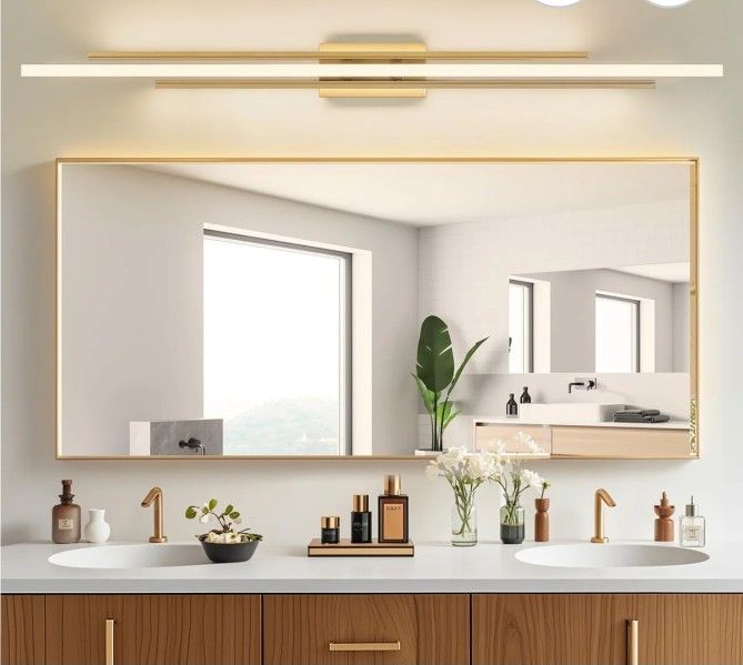 VITALINK VANITY LIGHT MODEL NUMBER W9003. DIMENSIONS 55"L X 4.3"W X 4.3"H