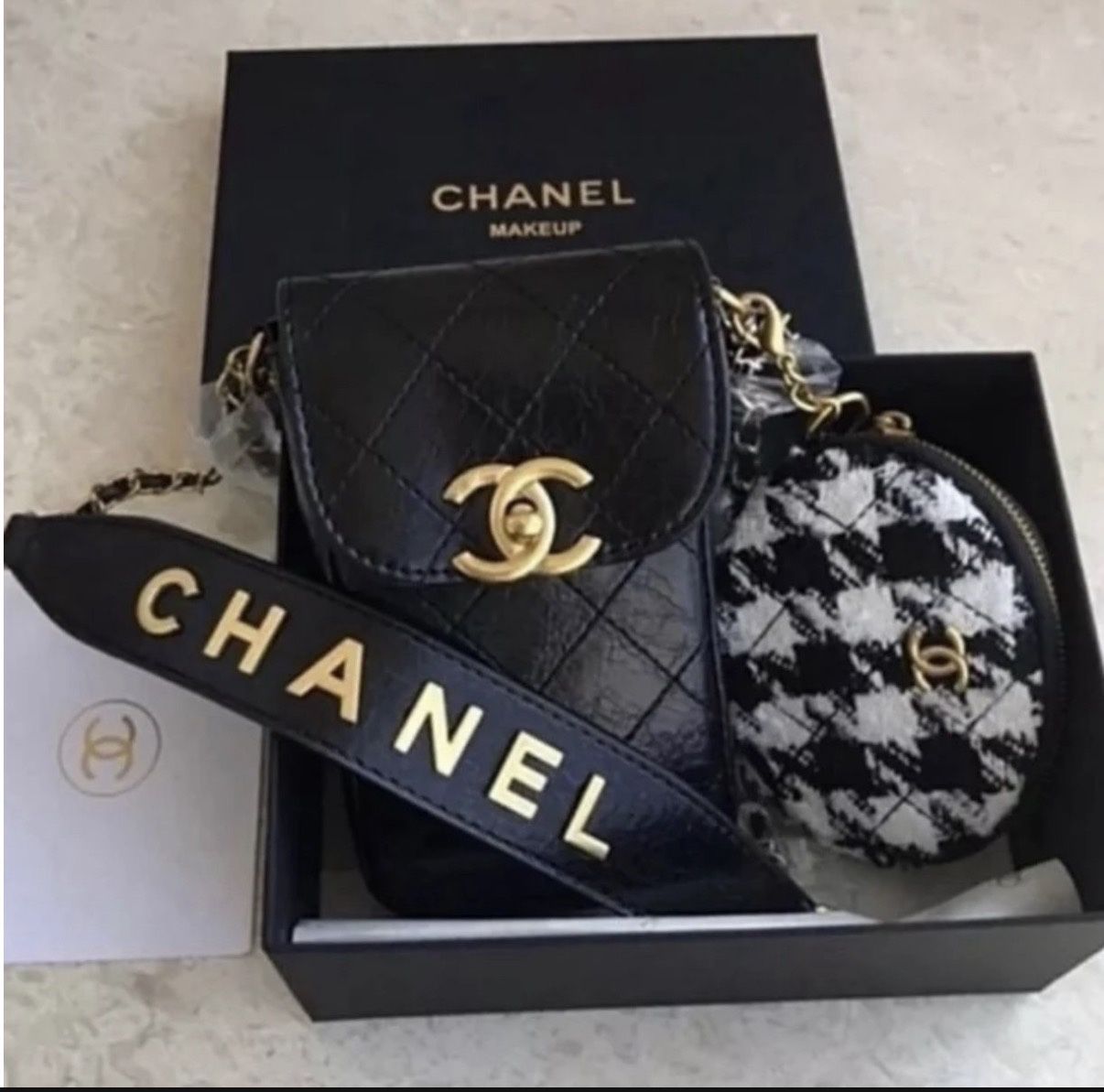 Brand New In box VIP Twin Bags Crossbody Black $138