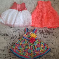 Baby Toddler Girls Spring Easter Summer Dresses 12m