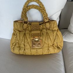 MIU MIU MATELASSE SHOULDER BAG AND TOTE