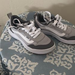 Gray Vans Size 13 Kid
