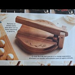 PRENSA DE MADERA PARA TORTILLAS PRINCESS HOUSE 🌷 🌻