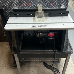 Craftsman Router with Table & Bit Set