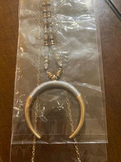 Lead compliant long necklace