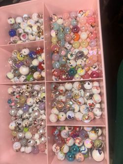 Acrylic character Beads