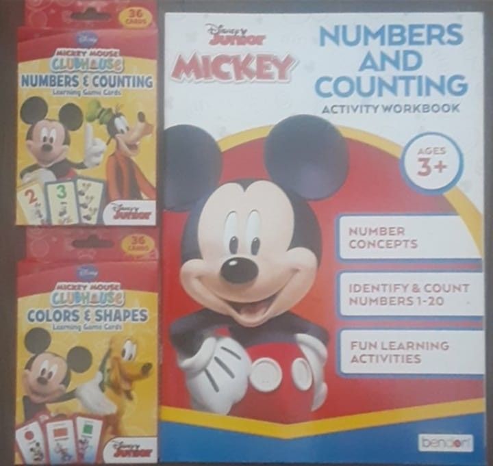 Set Of New Mickey Mouse Educational Items