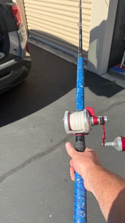 ACCURATE VALIANT BV2-500 TWO-SPEED + DAIWA PROTEUS 8’10” ROD COMBO