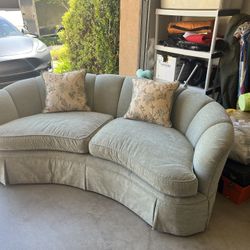 Loveseat & Coordinating Upholstered Bench