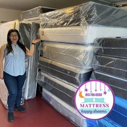 Twin Size Mattress 10” Inches Thick New From Factory Also Available in: Full, Queen, King Same Day Delivery