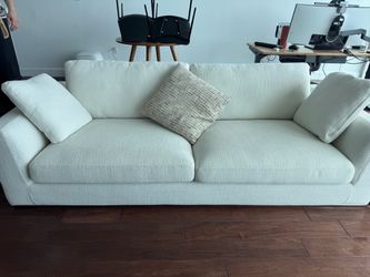 Castlery, Hamilton Sofa, (Performance Marcel) Brilliant White,   Open box