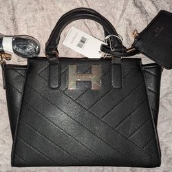 New Black Halston Bag Crossbody 