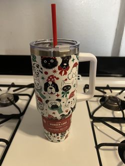 Seasonal Wonderland Jumbo Tumbler With Straw